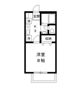 サルーテツガ【2階】の間取り