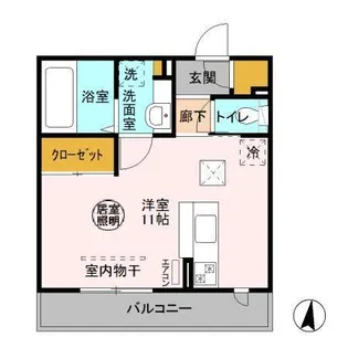 グラン・レーヴ【2階】の間取り