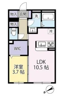 グリナージュ【3階】の間取り