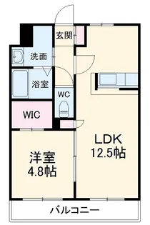 マリアクレール【3階】の間取り