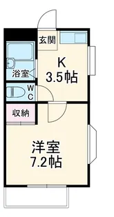 リトルハイツ【1階】の間取り