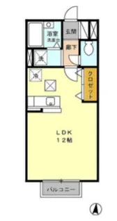 エスポワール【1階】の間取り