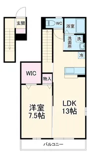サークルレイ喜沢【2階】の間取り