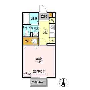 FORTONA木更津【2階】の間取り