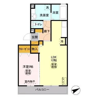 セジュールオッツ東下沢【3階】の間取り