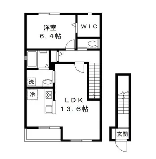 メゾン・ウェルストーンⅠ【201号室】の間取り