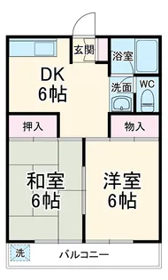 YMハイムNO.1【2階】の間取り