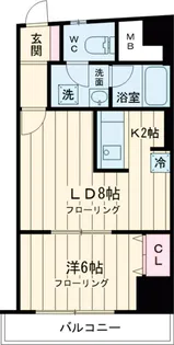 ローズガーデン【7階】の間取り