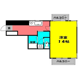 プラネットハイム【7階】の間取り