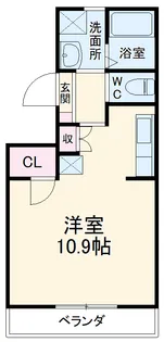 ディアエイト【2階】の間取り