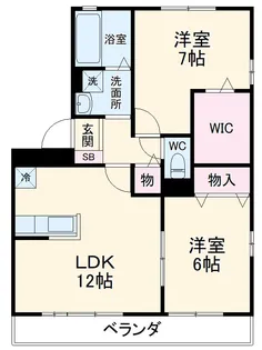 フレンドハウス23 A【2階】の間取り