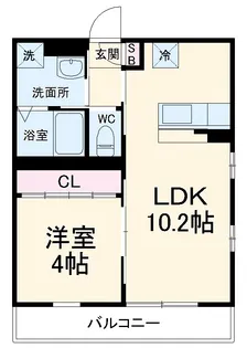 リブリ・メジュール【2階】の間取り
