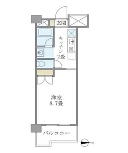オクト・フラッツ・K【3階】の間取り