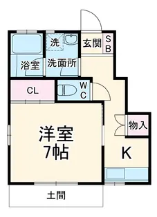 レジデンスおゆみ野A【1階】の間取り