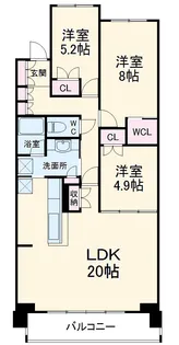 プライムメゾン富士見台【1階】の間取り