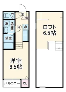 Garden Walk【1階】の間取り