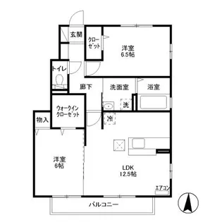セジュールフローラ【1階】の間取り