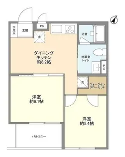 シメントピア【3階】の間取り