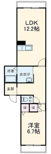 フィカーサ文蔵【3階】の間取り