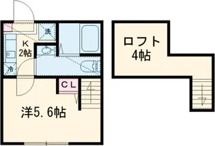 ベルシャンブル町田【1階】の間取り