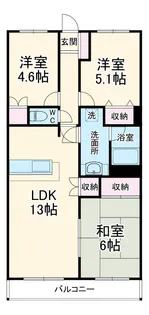 カトル・セゾン【3階】の間取り