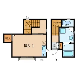 メゾン武藤【2階】の間取り