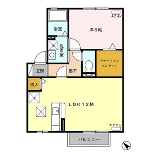 ステラコート【1階】の間取り