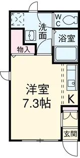 ベルフォーレ【1階】の間取り