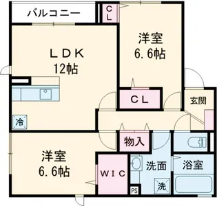 アンダンテ【2階】の間取り