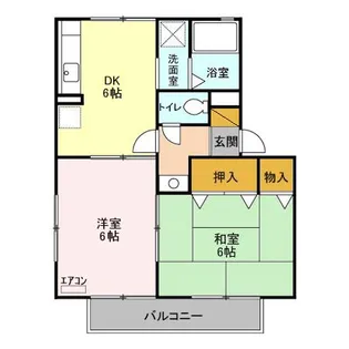 ヴィラフォーレA・B・C・D【1階】の間取り