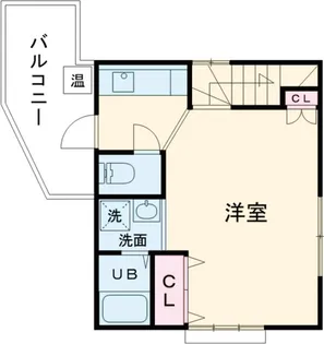 CALME阿佐ヶ谷【201号室】の間取り