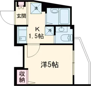 レゴリス【4階】の間取り