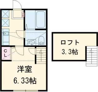 ルマーク鶴川【2階】の間取り