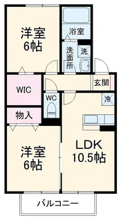 リリー坂下 B【1階】の間取り