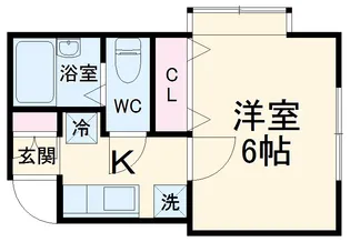 サンエイトハイム【1階】の間取り