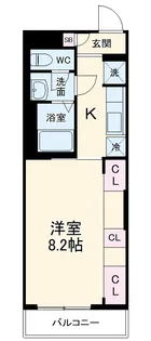 リブリ・もちの木【2階】の間取り
