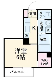 カーサ プリート【2階】の間取り