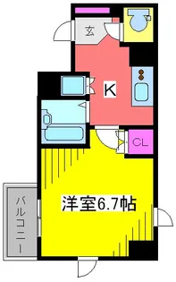 アルテシモパッソ【4階】の間取り