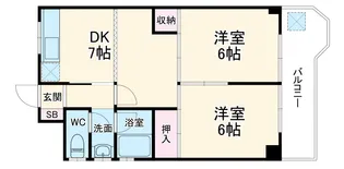 ヴィラ千石【305号室】の間取り