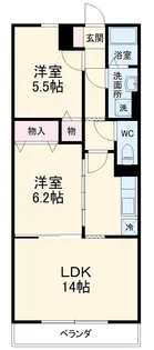 ディアステージ【3階】の間取り