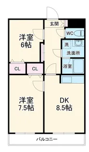 ソレアード【1階】の間取り