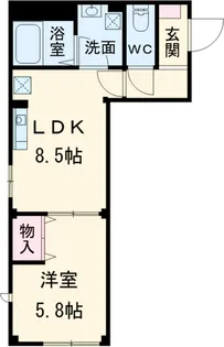グランメゾン阿佐ヶ谷【1階】の間取り