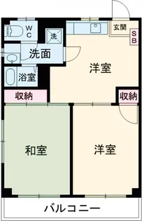 コーポ大野【2階】の間取り
