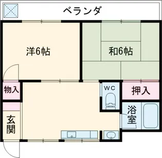 藤ハイツ【2階】の間取り