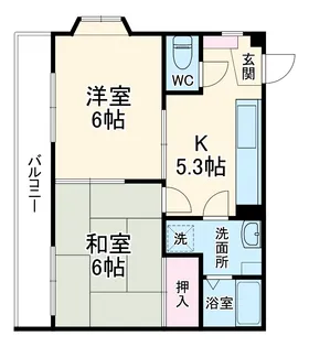 Cherryplaza美樹【3階】の間取り