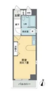 カーサグラン東向島【6階】の間取り