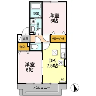 プレミールST【102号室】の間取り