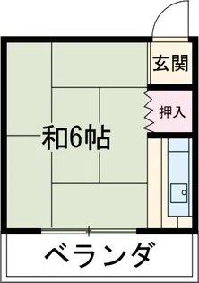 うずまさハイツ【306号室】の間取り