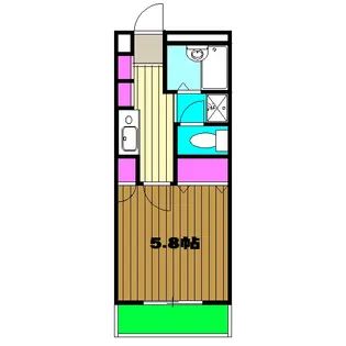 クレセントくすのき台【303号室】の間取り