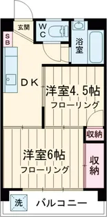 一橋ハイム【503号室】の間取り